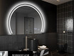 Half Circle Mirror LED lighted wall mirror W223 #3