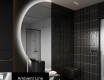 Semi-Circular Mirror with LED illumination D221