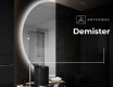 Semi-Circular Mirror with LED illumination D221 #8