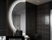 Semi-Circular Mirror with LED illumination D222
