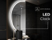 Semi-Circular Mirror with LED illumination D222 #7
