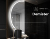 Semi-Circular Mirror with LED illumination D222 #8