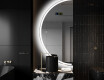 Semi-Circular Mirror with LED illumination D222 #9