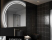 Half Circle Mirror LED lighted wall mirror X223