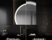 Half Circle Mirror LED lighted wall mirror X223