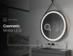 Round hanging mirror with lights L33 #4