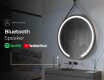 Round hanging mirror with lights L96 #11