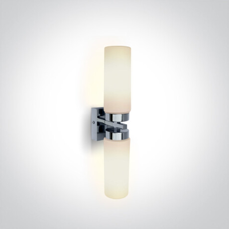 ANAVRA wall light, 40W, IP44, chrome-plated #1