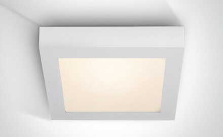 MORFI ceiling light, 22W, 3000K, IP40, white