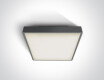 PIRNARI AN ceiling light, 24W, 3000K, IP65, grey