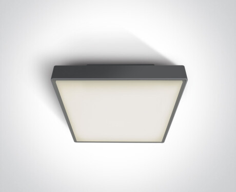 PIRNARI AN ceiling light, 24W, 3000K, IP65, grey