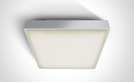 PIRNARI EA ceiling light, 2x12W, E27, IP65, grey