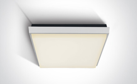 STAMATA ceiling light, 25W, 3000K, IP54, anthracite