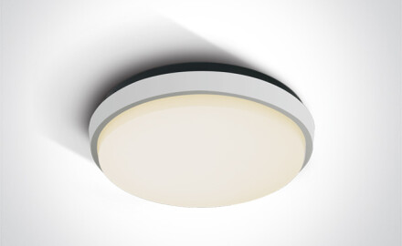 FASIDERI ceiling light, 20W, 3000K, IP54, anthracite