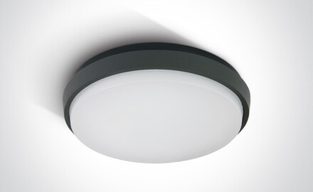 STAMATA ceiling light, 25W, 3000K, IP54, white
