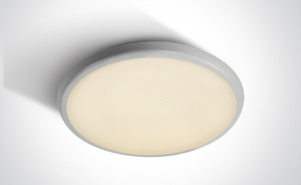 STAMATA 2 ceiling light, 30W, 3000K, IP54, white