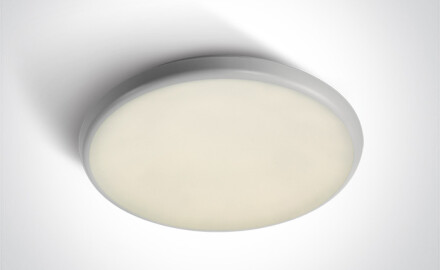 LIVISI ceiling light, 18W, 3000K, IP54, white