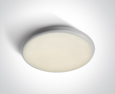 LIVISI ceiling light, 18W, 3000K, IP54, white