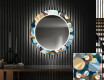 Round Backlit Decorative Mirror LED For The Hallway - Ball