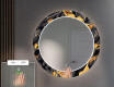 Round Backlit Decorative Mirror LED For The Hallway - Autumn Jungle #4