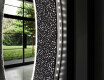 Round Decorative Mirror With LED Lighting For The Bathroom - Dotts #9