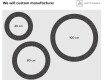 Round Decorative Mirror With LED Lighting For The Bathroom - Dotts #2