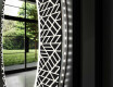 Round Decorative Mirror With LED Lighting For The Bathroom - Triangless #9