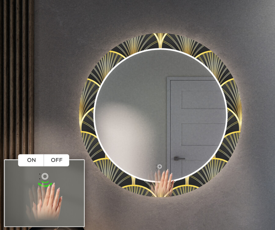 Artforma Backlit Decorative Mirror Led For The Hallway Art Deco