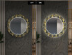 Backlit Decorative Mirror Led For The Hallway - Art Deco #6
