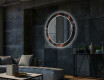 Round Backlit Decorative Mirror LED For The Living Room - Dandelion #2