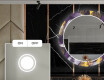 Round Backlit Decorative Mirror LED For The Dining Room - Round Stamp #3