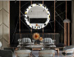 Round Backlit Decorative Mirror LED For The Dining Room - Geometric Patterns #10