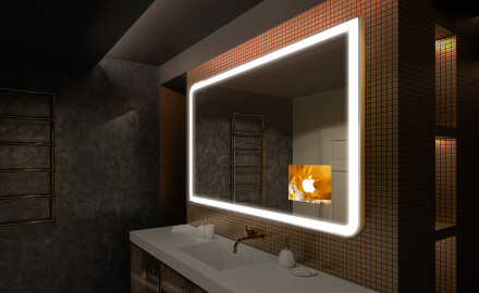 Designer Backlit LED Bathroom Mirror L146