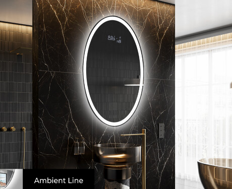 Backlit LED Bathroom Mirror L227