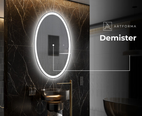 Backlit LED Bathroom Mirror L227 #8