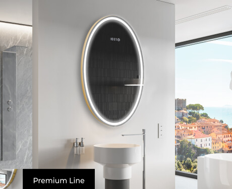 Backlit LED Bathroom Mirror L228 #4