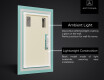 Full length hallway mirror backlit LED L12 #3
