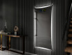 Long wall hallway mirror backlit LED L77 #9