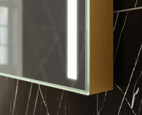 Long wall hallway mirror backlit LED L02 #10