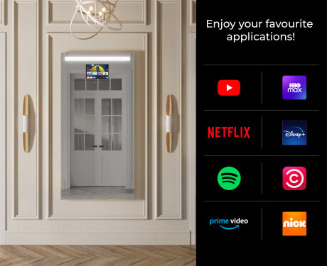 Full length hallway mirror backlit LED L12 #2