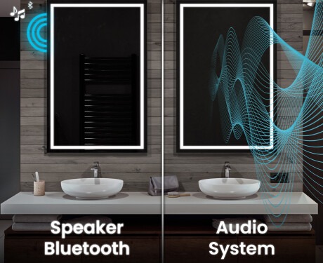 Full length hallway mirror backlit LED L12 #7