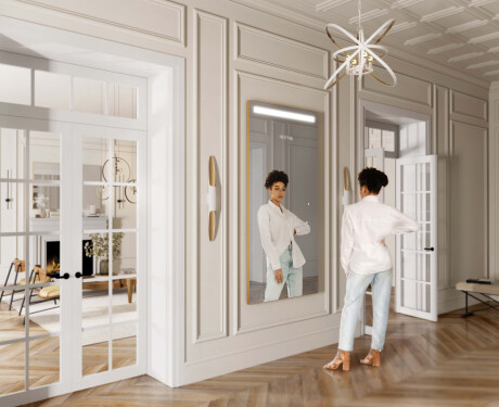 Full length hallway mirror backlit LED L12 #11