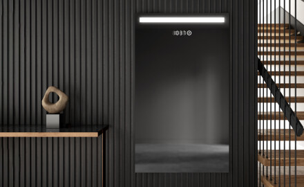 Full length hallway mirror backlit LED L12