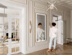 Full length hallway mirror backlit LED L49 #11