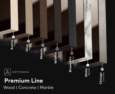 Long wall hallway mirror backlit LED L77 #4