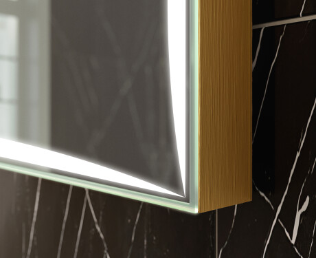 Long wall hallway mirror backlit LED L77 #10