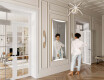 Long wall hallway mirror backlit LED L77 #11