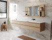 Bathroom led illuminated mirror with shelves L27 #5