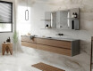 Bathroom led illuminated mirror with shelves L27 #7