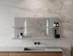 Bathroom led illuminated mirror with shelves L38 #8